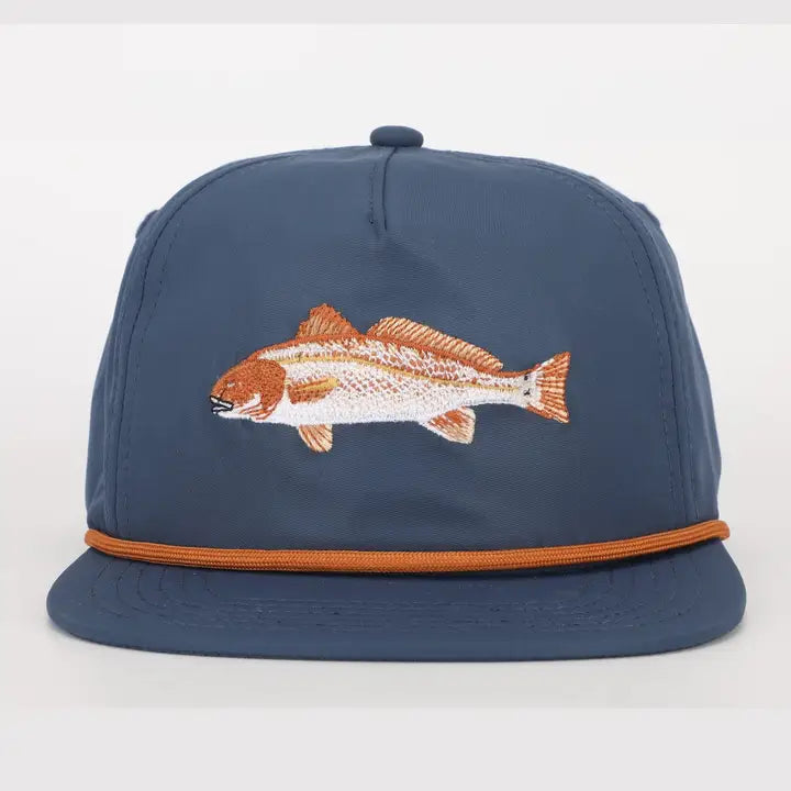 Red Fish Rope Hat