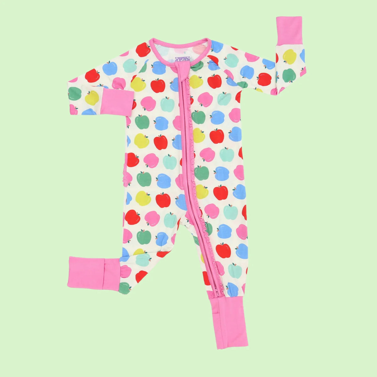 Apple Of My Eye Ruffle Romper