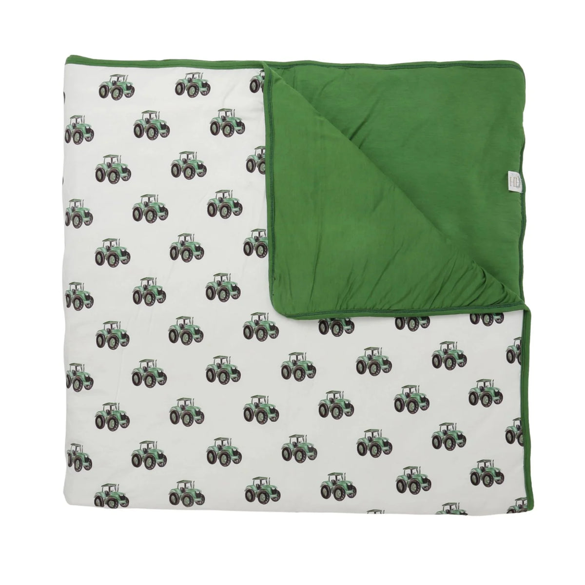 Boys Tractor Large Blanket