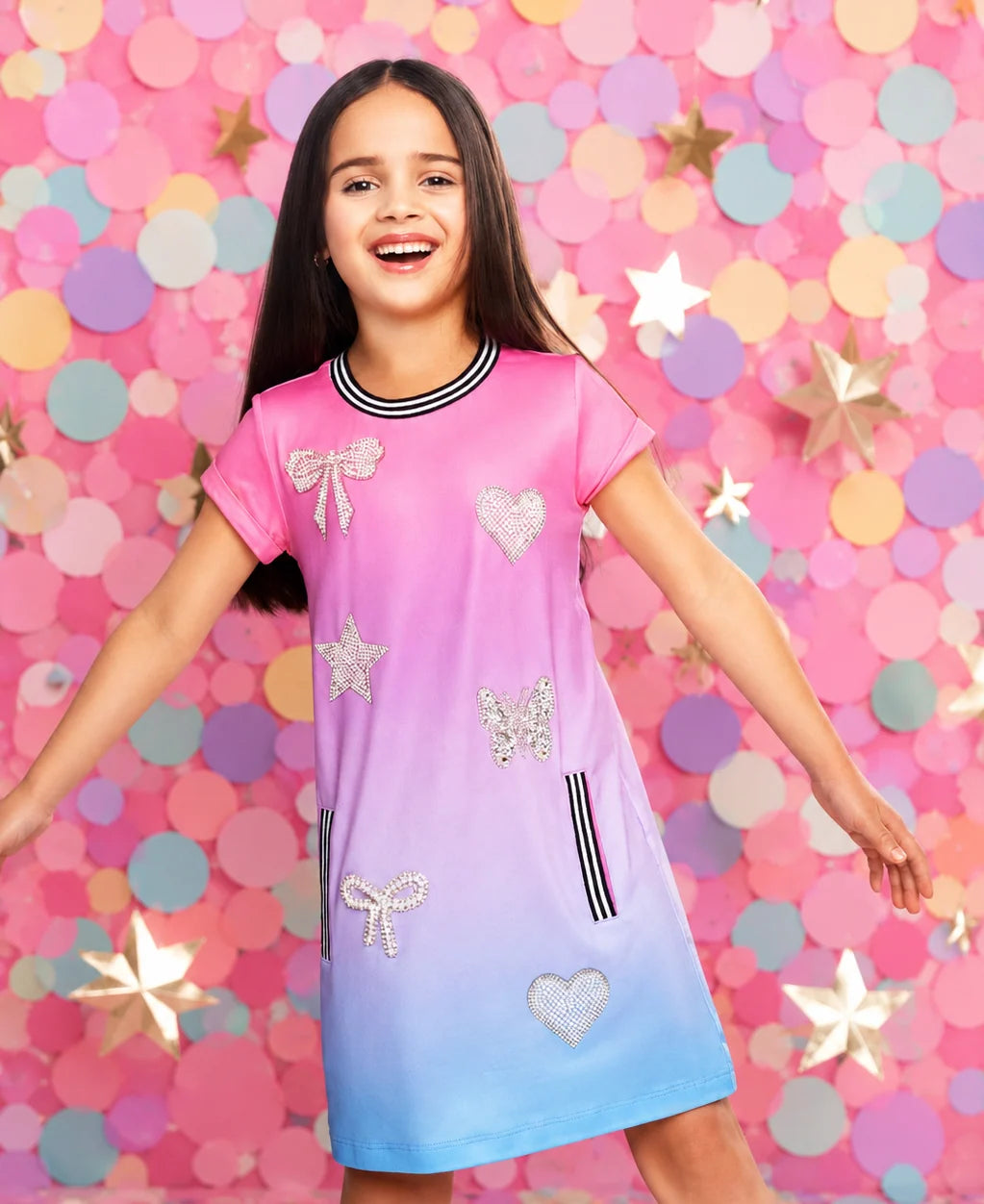 OMBRE DRESS PURPLE