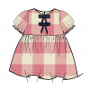 Girls Hermione Dress - Pink Checks