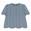 Girls Jaipur Top - Light Blue Carnation