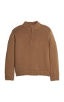 Quarter Zip Sweater - Chestnut