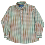 PERFORMANCE BUTTON DOWN SHIRT-ACORN PLAID