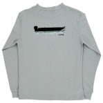 L/S LOGO TEE-JON BOAT/MOSS