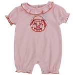 JACK-O-LANTERN-SHORT KNIT ROMPER