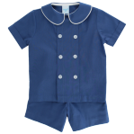 POSH POSIES W CORNFLOWER-DRESSY SHORT SET