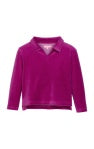 Polo Pullover - Magenta Velour