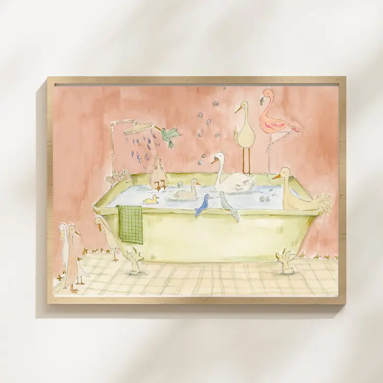 Birdbath Art Print