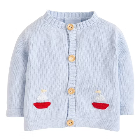 Crochet Cardigan - Sailboat