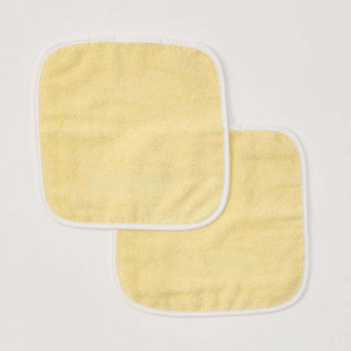 Baby Washcloths (pair) Buttercup