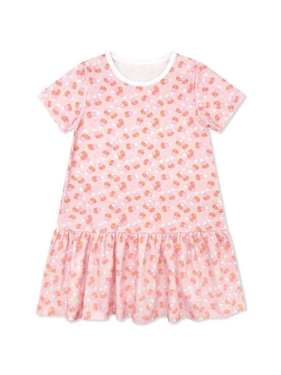 Dani Dropwaist Dress - Candy Corn Kisses