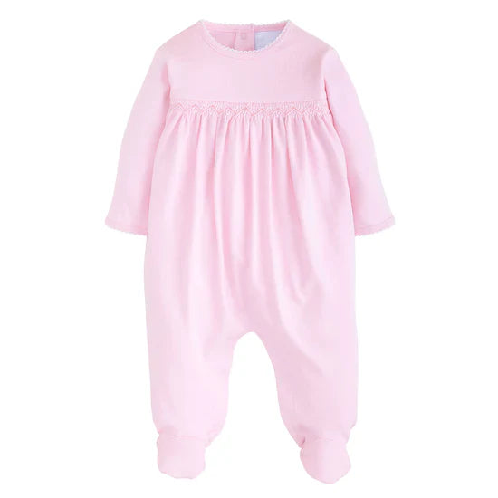 Welcome Home Smocked Footie