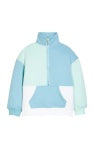 Color Block Pullover - Blue & Mint