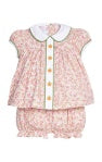 Ruffled Sally Bloomer Set - Pumpkins
