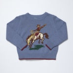 BABY BOYS OLIVER SWEATER - BRONCO