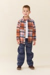 BOYS LONG SLEEVE JACK SHIRT - HAYRIDE PLAID