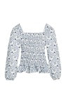 Long Sleeved India Top - Islington Indigo