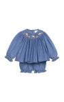 Smocked Bishop Bloomer Set - Flying Mallard